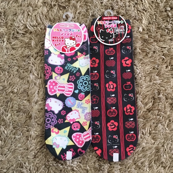 Sanrio Accessories - BUNDLE of Hello Kitty Seamless Socks Sanrio Accessories - BUNDLE of Hello Kitty Seamless Socks